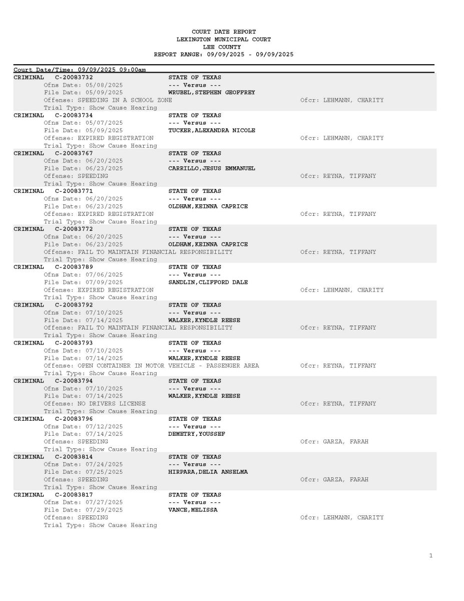 Docket